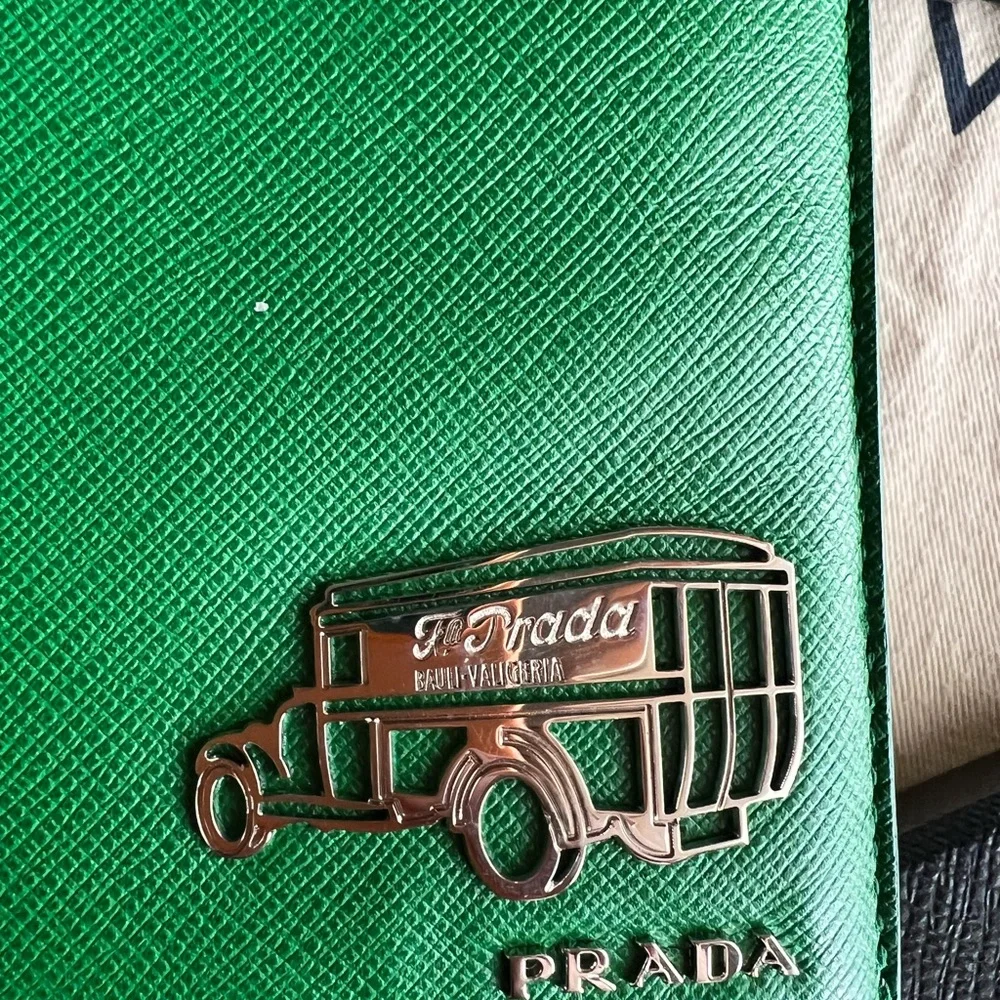 New Unused Prada Saffiano Leather Tech Case